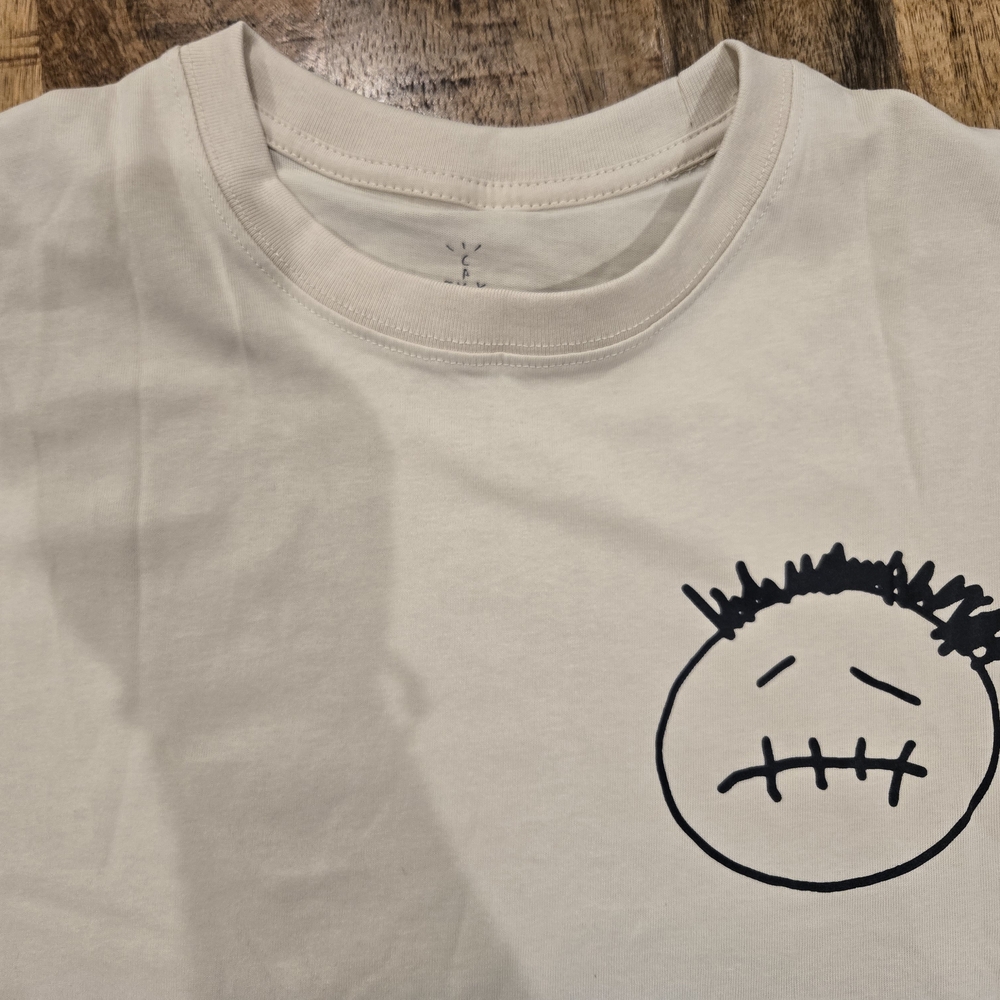 Travis Scott Cream Graphic Tee